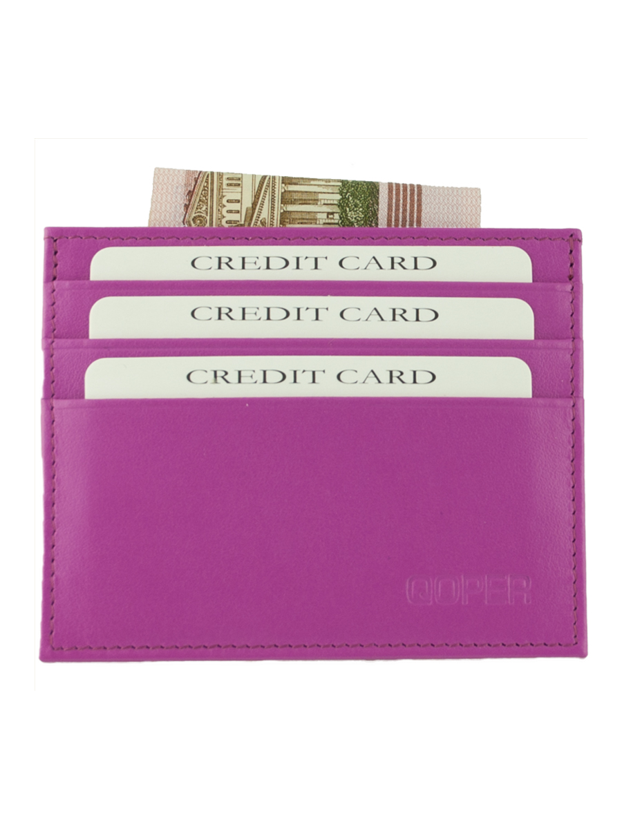 Кардхолдер QOPER Credit card holder pink