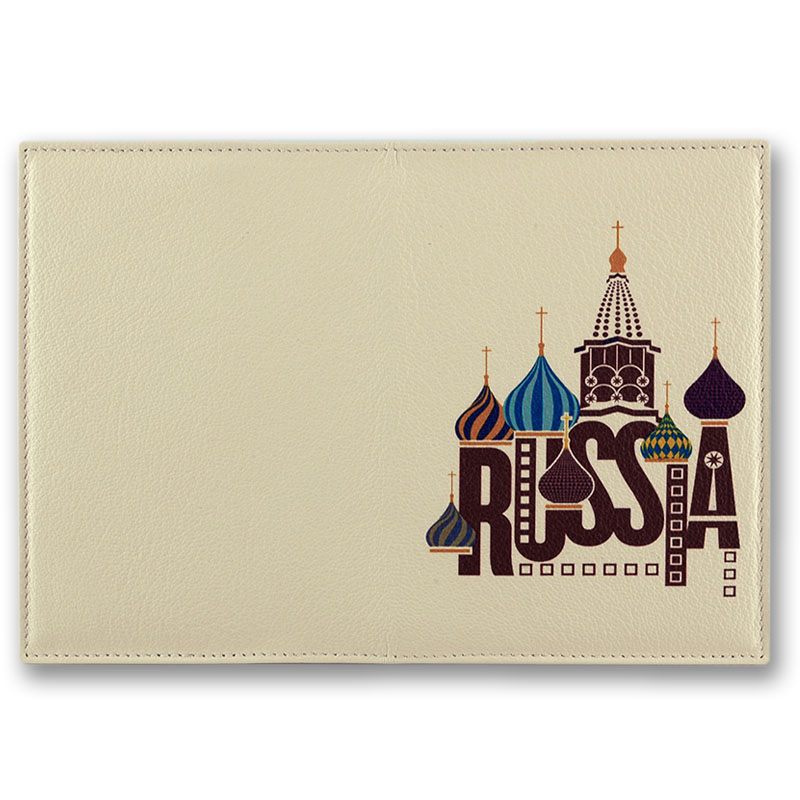 Обложка для паспорта QOPER Cover "Russia"