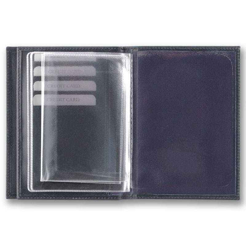 Обложка для автодокументов и паспорта QOPER Drive cover  dark blue
