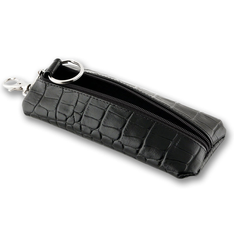 Ключница QOPER Keyholder bag black croco