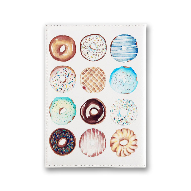 Обложка для паспорта QOPER Cover "Donuts"