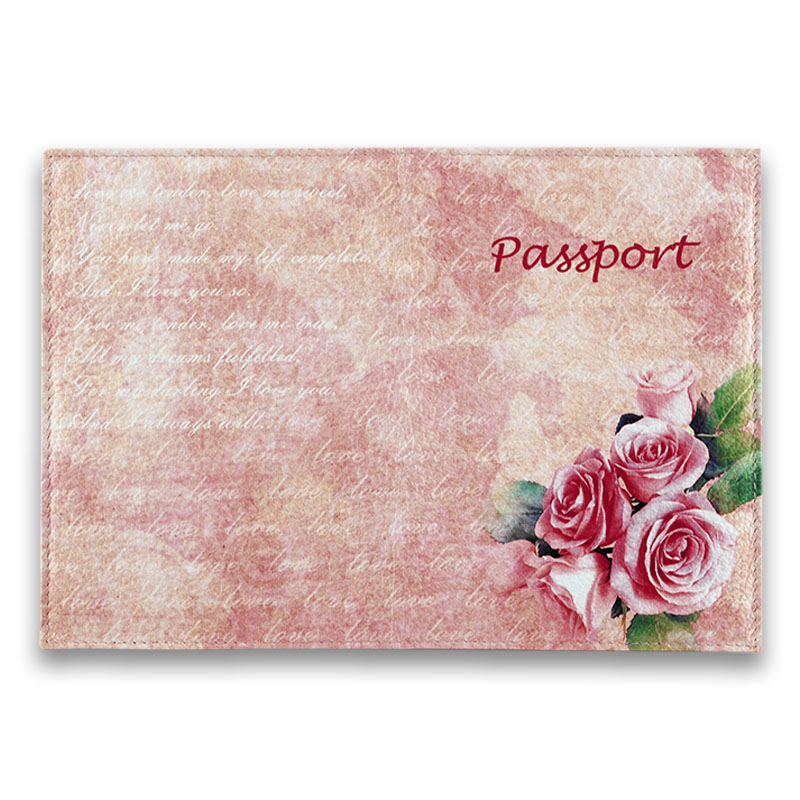Обложка для паспорта QOPER Cover "Roses"