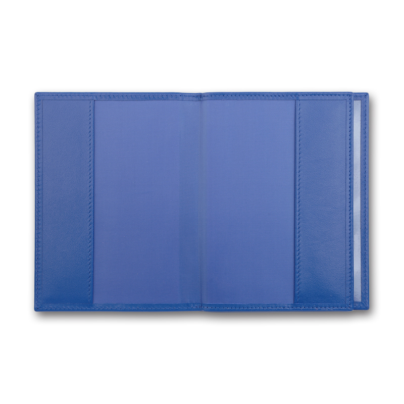 Обложка для автодокументов и паспорта QOPER Drive cover blue
