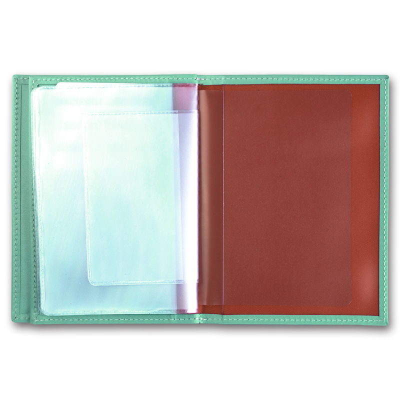 Обложка для автодокументов и паспорта QOPER Drive cover turquoise