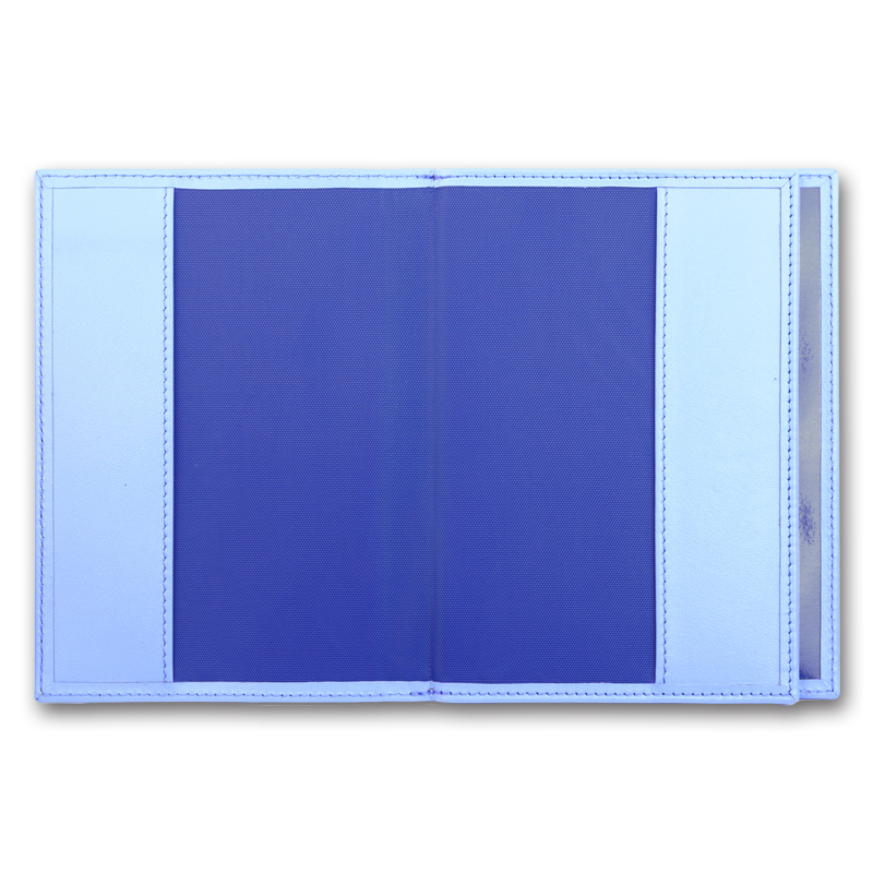 Обложка для автодокументов и паспорта QOPER Drive cover light blue
