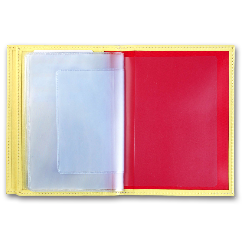 Обложка для автодокументов и паспорта QOPER Drive cover yellow