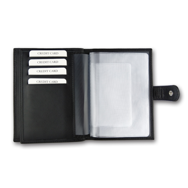 Обложка для автодокументов и паспорта QOPER Drive cover black